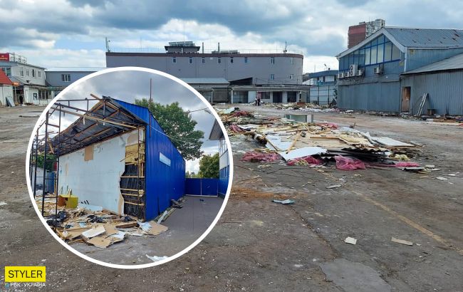 В Киеве полностью "зачистили" рынок "Юность": эпоха канула в Лету (фото)