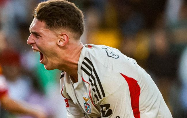 Другий гол Судакова за "Бенфіку": як українці зіграли проти "Ріу Аве"