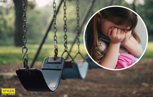 В Херсоне горе-отец забыл на детской площадке 7-летнюю дочь: сидела на лавочке до ночи