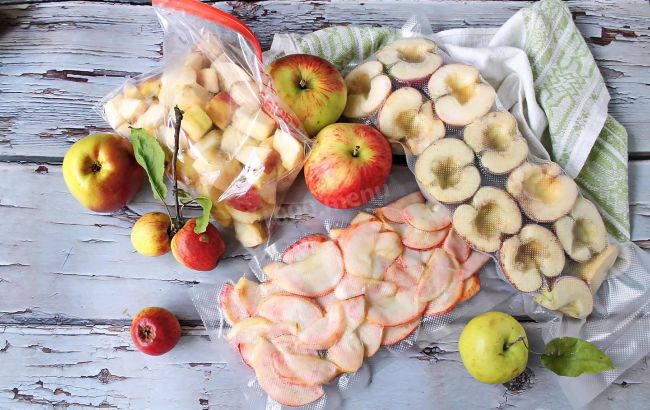 Як правильно заморозити яблука, щоб потім не довелося їх викидати