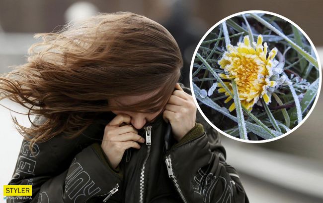 В Украину идут заморозки и сильный ветер: синоптик предупредила о "сюрпризах"