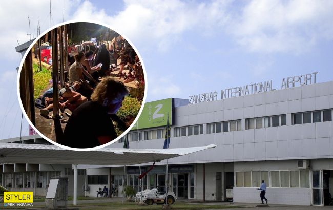 Дети спят на полу: украинские туристы два дня не могут вылететь с Занзибара