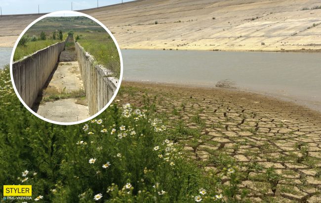 Когда-то была вода: появились пугающие фото экологической катастрофы в Крыму