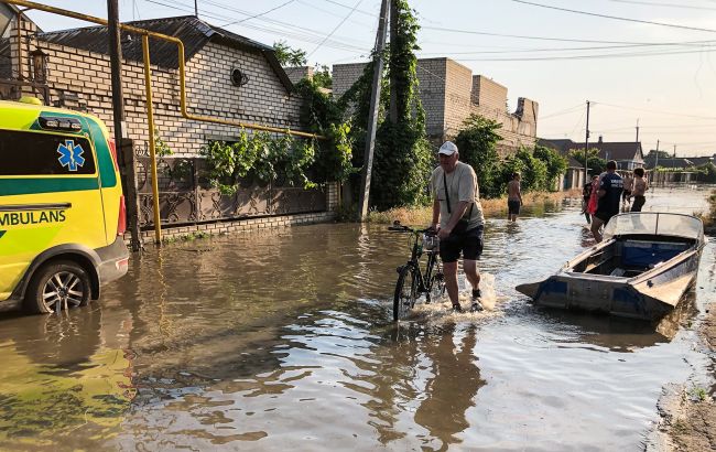 В Херсонской области вода отошла на 6 см, - ОВА