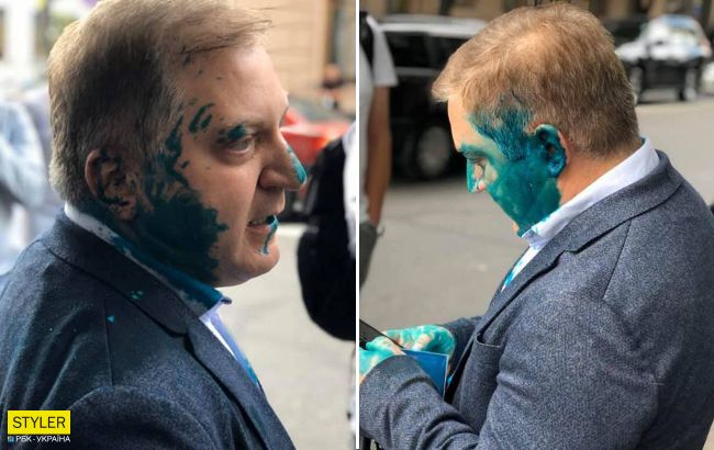 Нардеп стал жертвой яйца с зеленкой: видео "мести" за слова об Украине