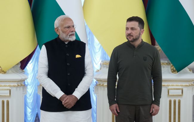 Зеленський поговорив із Моді та закликав Індію скоротити купівлю нафти в Росії