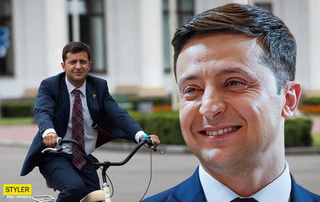 Зеленский передумал ездить на работу на велосипеде: не та ситуация