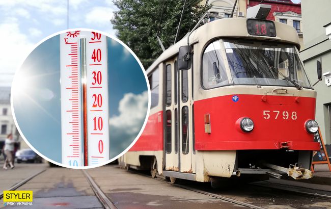 Случаются приступы:&nbsp;в каком общественном транспорте в Киеве жарче всего (видео)