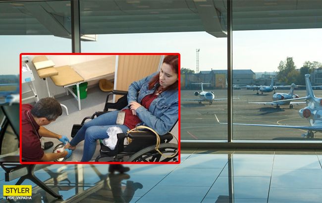 В киевском аэропорту на ребенка упал шкаф: подробности инцидента (фото, видео)