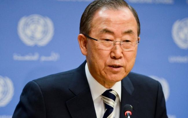 Генсек ООН висловив стурбованість у зв'язку з боями в аеропорту Донецька