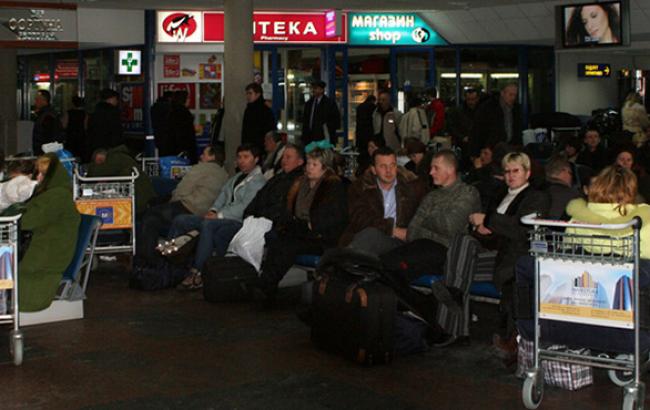 В "Борисполе" из-за тумана задерживается прибытие ряда рейсов