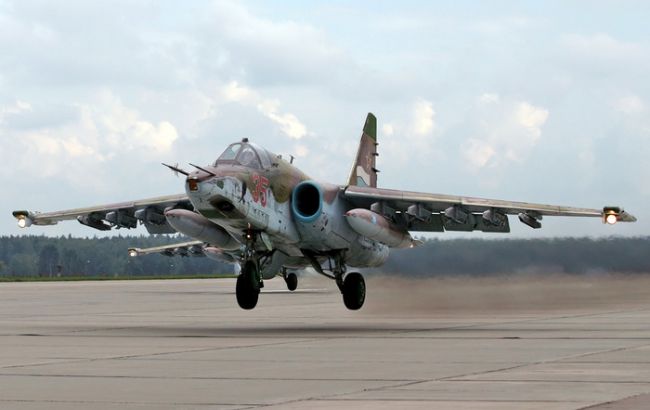 В России разбился штурмовик Су-25