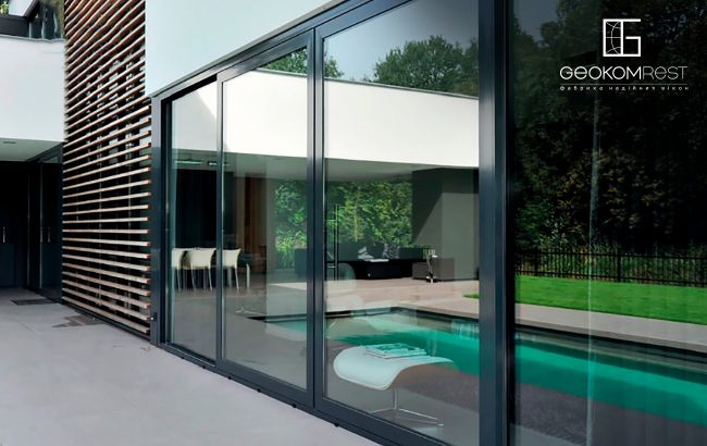 Алюмінієві конструкції: великі плюси для великих вікон