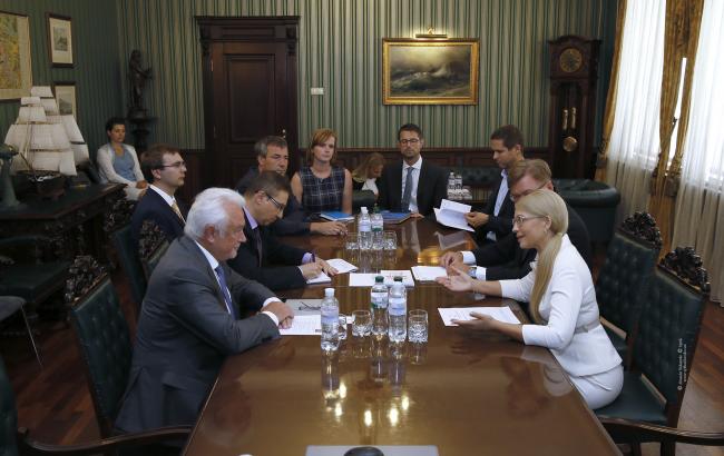 Тимошенко встретилась с вице-президентом Бундестага