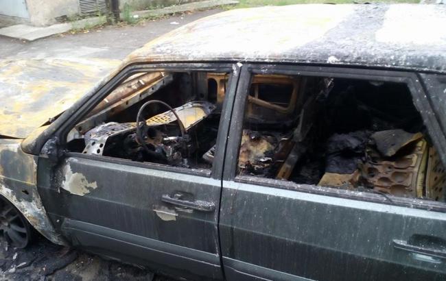 В Харькове сгорело авто главреда местного издания