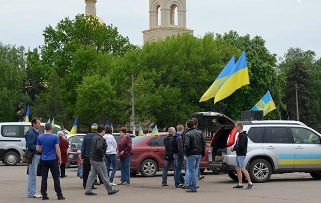У Слов'янську стартував автопробіг по Донецькій обл