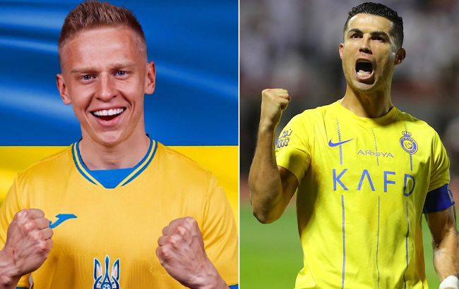 Зинченко обошел Роналду: стоит дороже, бегает быстрее