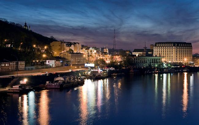 На территории киевского речвокзала случился пожар