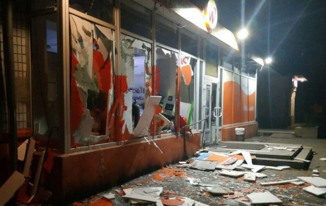 В Запорожье подорвали банкомат