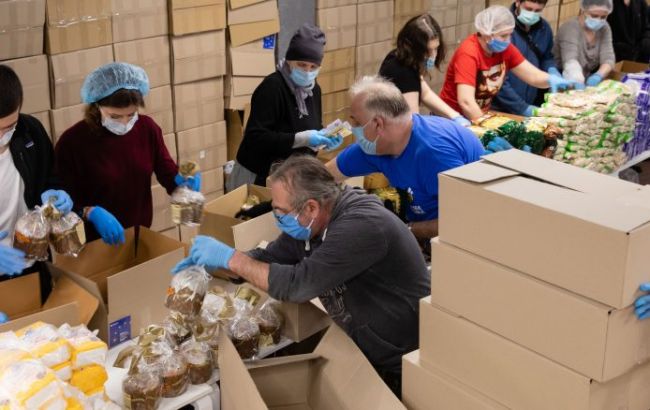 В "Європейській солідарності" зібрали 5 тисяч великодніх наборів