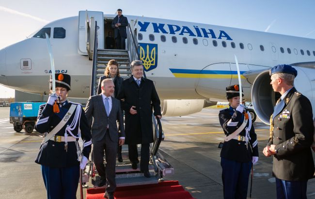 Порошенко начал визит в Нидерланды