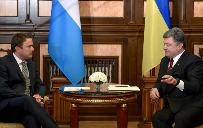 Порошенко розраховує на допомогу Люксембургу в отриманні безвізового режиму з ЄС