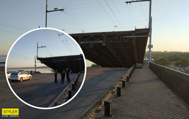 В Николаеве мост начал жить собственной жизнью: движение заблокировано