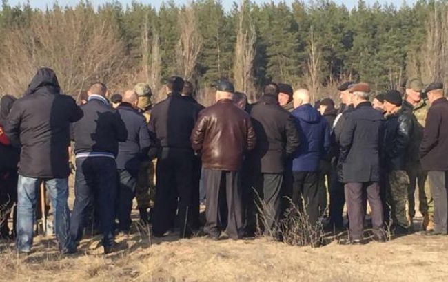 Блокада Донбасса: активистам помешали открыть редут в Харьковской области