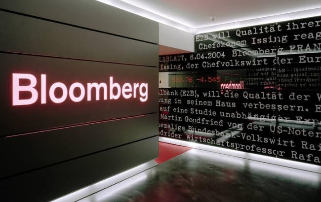 Bloomberg удалил карту с изображением Украины без Крыма