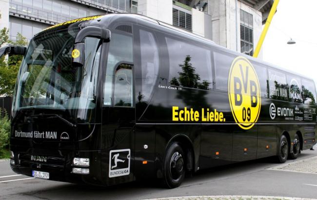 Возле автобуса "Боруссии" перед матчем Лиги чемпионов прогремел взрыв