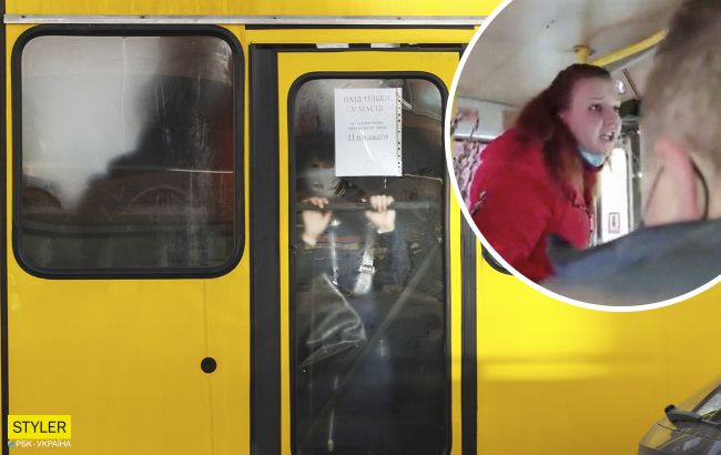 В Кременчуге произошел дикий скандал в маршрутке из-за маски: ругань на весь салон