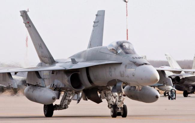 В Канаде упал истребитель CF-18