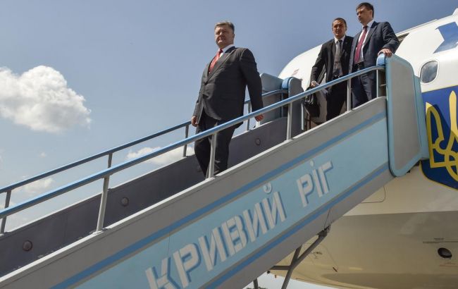 Порошенко прибыл в Кривой Рог