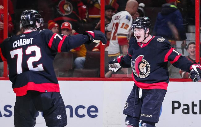 Форвард "Оттавы" с победной шайбой в овертайме стал главной звездой вечера НХЛ: видео
