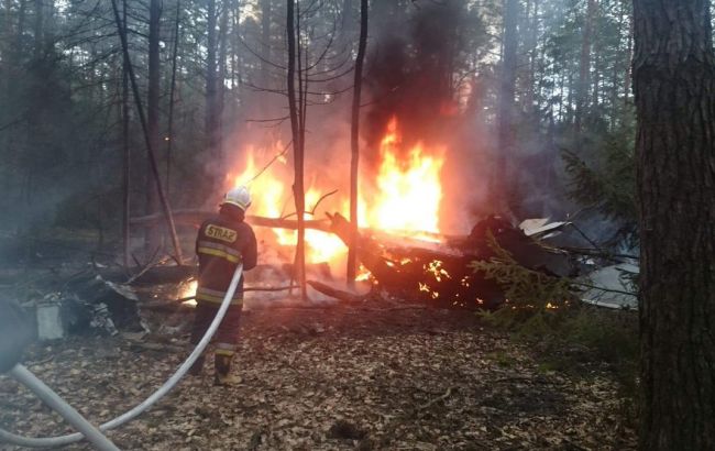У Польщі розбився військовий винищувач