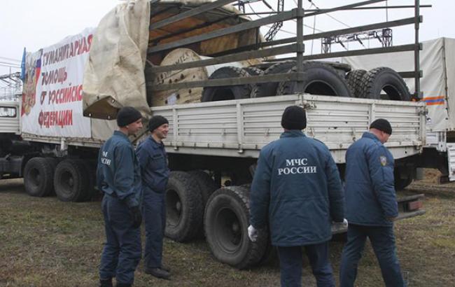 "Гумконвой" РФ з 106 машин перетнув кордон України з порушенням закону, - РНБО