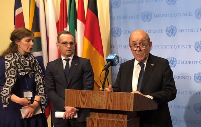 Украину посетят министры иностранных дел Германии и Франции