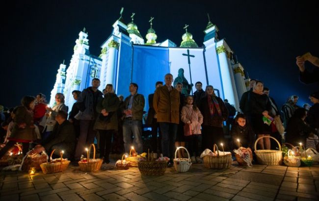 В Украине более 6,3 млн человек приняли участие в праздновании Пасхи