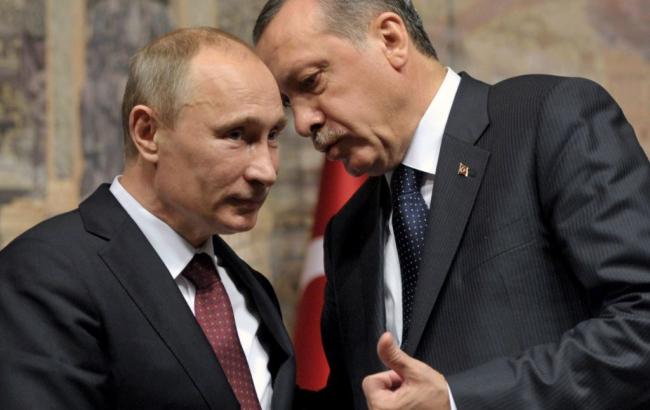 Путин хочет сотрудничать с Эрдоганом "во имя интересов народов Турции и РФ"