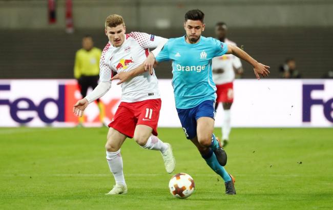"РБ Лейпциг" обіграв "Марсель" в першому матчі 1/4 фіналу Ліги Європи