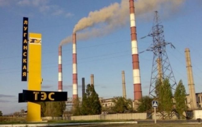 Боевики обстреляли Луганскую ТЭС, большая часть области без света