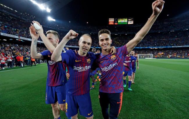 Работники "Барселоны" устроили чемпионский коридор команде по просьбе Пике