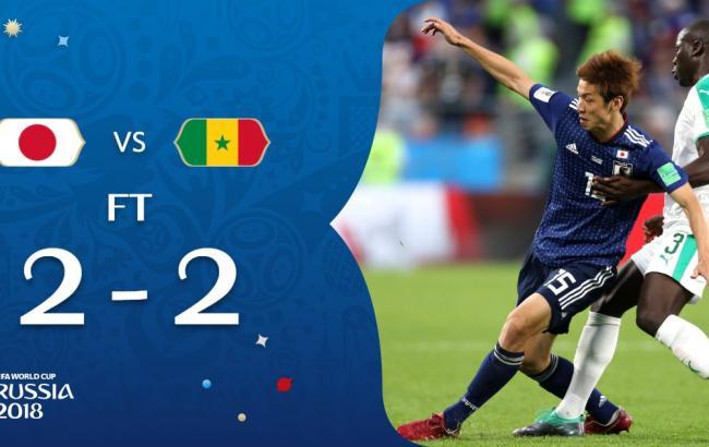 ЧМ-2018: Сборная Японии ушла от поражения Сенегалу