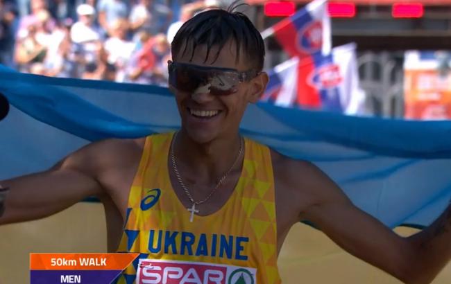 Украинец Закальницкий стал чемпионом Европы в ходьбе на 50 км