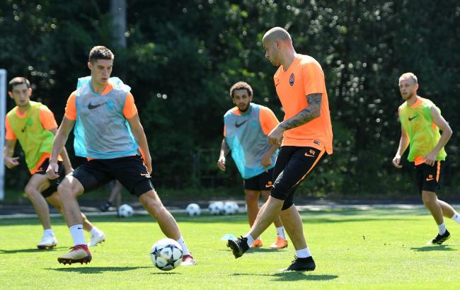 Ракицкий тренируется в общей группе "Шахтера" к матчу против "Динамо"