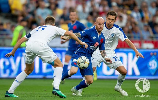 "Динамо" обыграло "Славию" и вышло в раунд плей-офф Лиги чемпионов