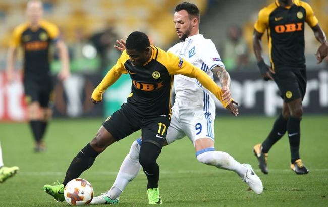 "Динамо" сыграло вничью с "Янг Бойз" в матче Лиги Европы