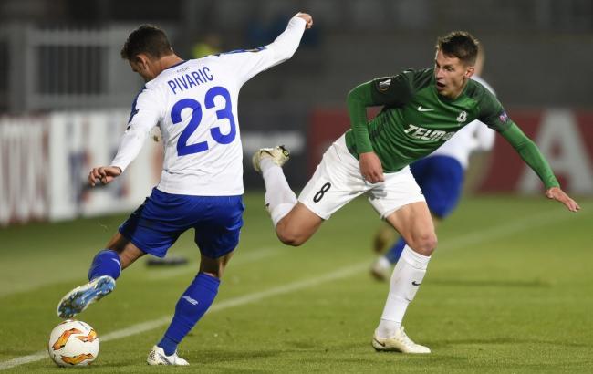 "Динамо" на выезде сыграло вничью с "Яблонцем" в матче Лиги Европы