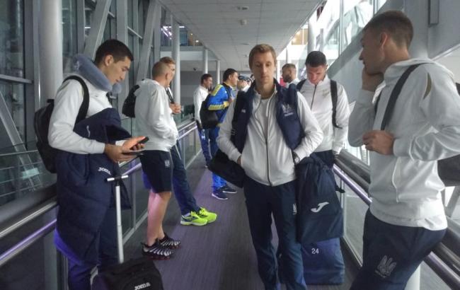 Сборная Украины отправилась на матч против команды Италии