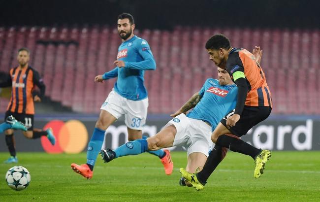 "Наполи" разгромил "Шахтер" в&nbsp;групповом раунде Лиги чемпионов